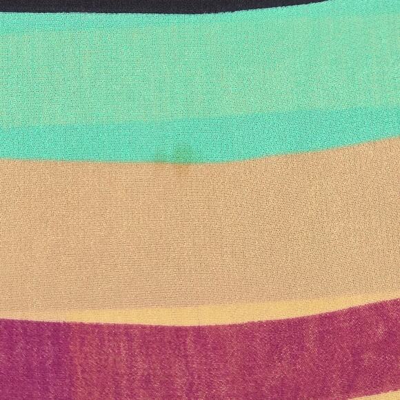 Guess Side Slit Sleeveless Maxi Dress Women Size Medium Vibrant Multicolor Scoop - Picture 5 of 15